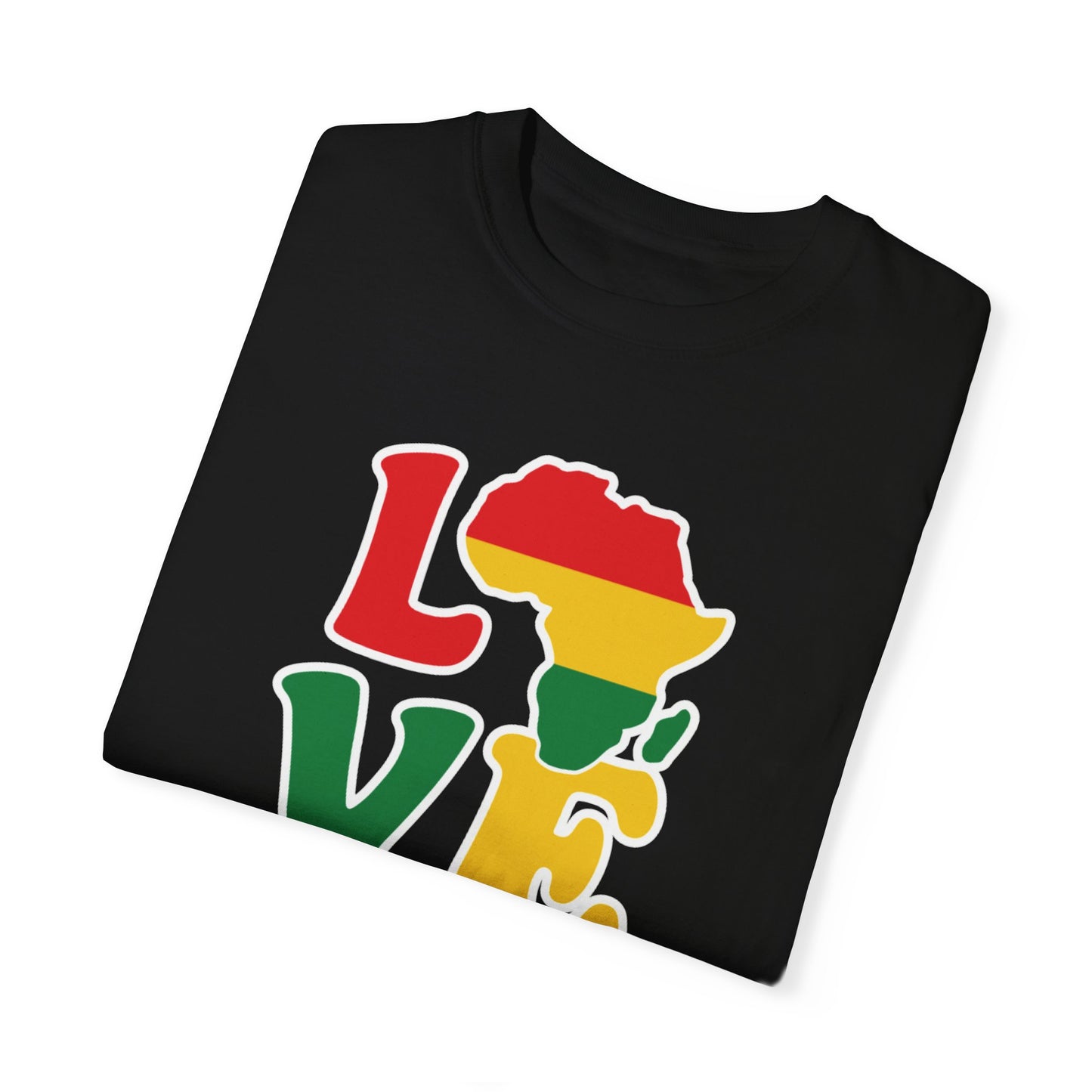 Unisex Juneteenth/Black History Love Africa T-Shirt