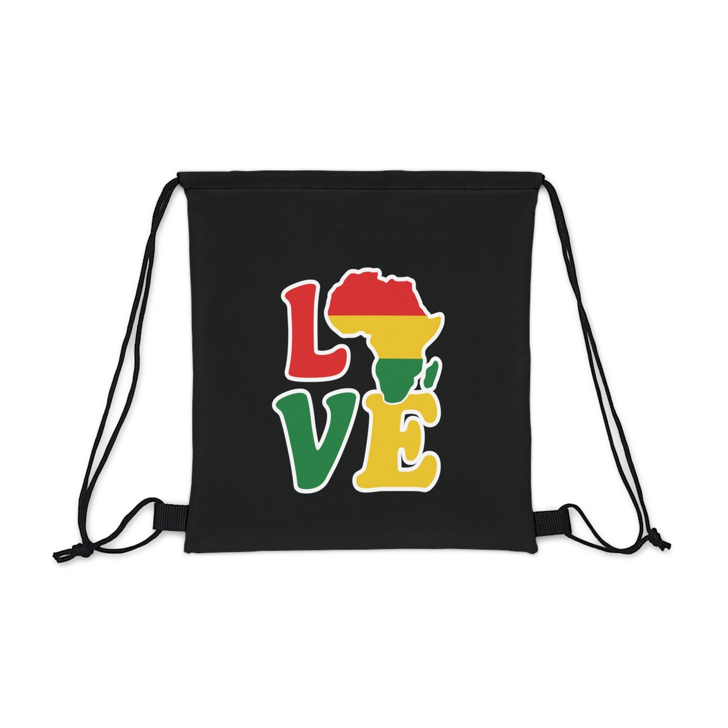"Love" Juneteenth * Black History Month - Outdoor Drawstring Bag
